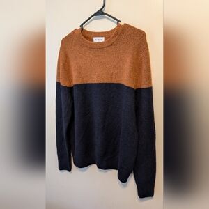 Goodfellow & Co Men's Brown and Black Crewneck Sweater